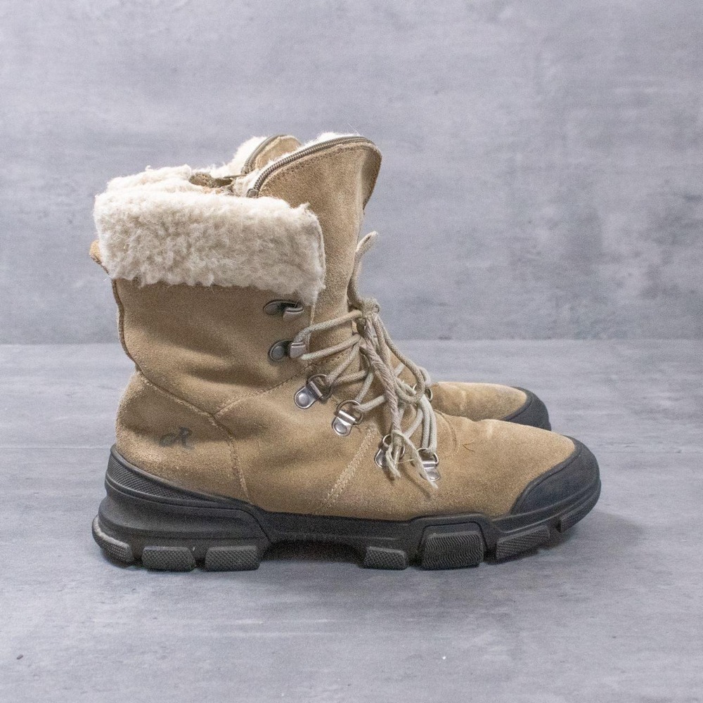 Y2K 2000's 00's Religious Comfort Twin Sister Fur Hiking Zipper Boot's
